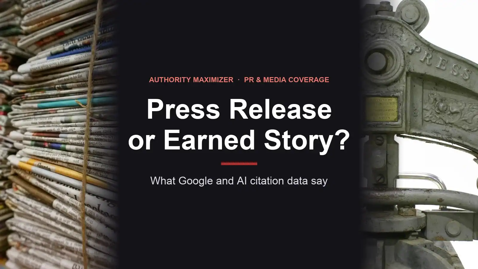 Press Release vs. Earned Feature: Which Actually Builds Authority?: featured image